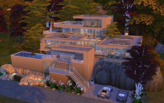 Sims 4 Into The Woods home by alexiasi at Mod The Sims