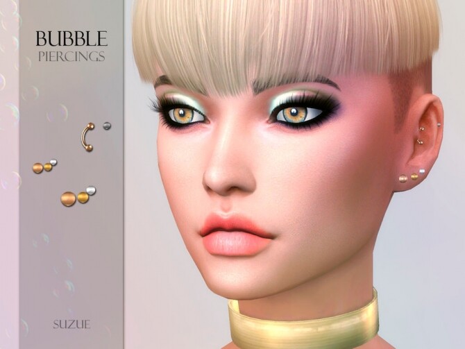 Sims 4 Bubble Piercings by Suzue at TSR