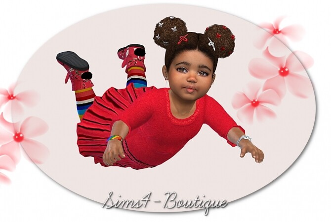 Sims 4 Designer Set for Toddler Girls 2710 at Sims4 Boutique