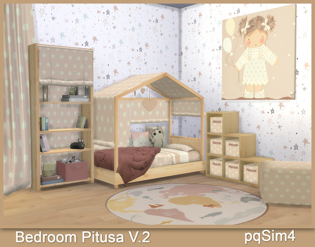 Pitusa Toddler Bedroom V.2 at pqSims4 » Sims 4 Updates