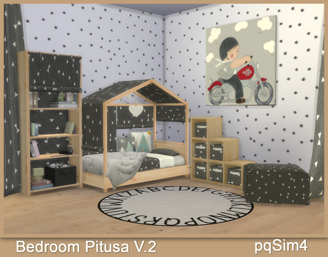 Sims 4 Pitusa Toddler Bedroom V.2 at pqSims4