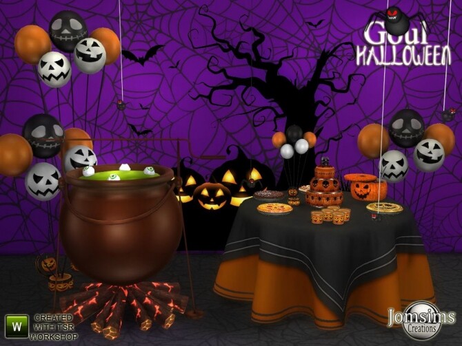 Sims 4 Goul Halloween 2020 by jomsims at TSR
