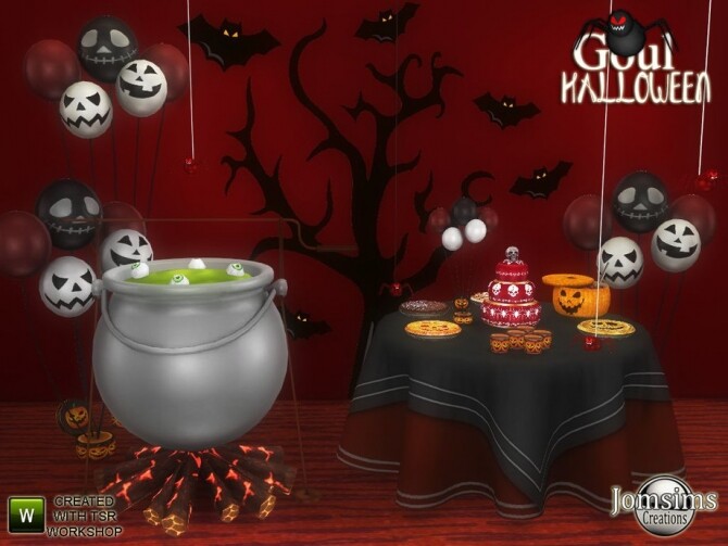 Sims 4 Goul Halloween 2020 by jomsims at TSR