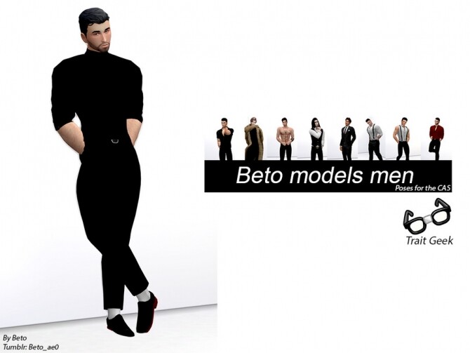 Sims 4 Models Men Poses for CAS by Beto ae0 at TSR