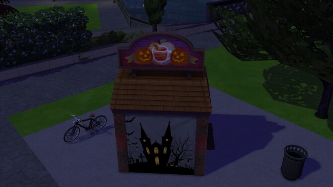 Sims 4 Halloween Stand by ArLi1211 at Mod The Sims