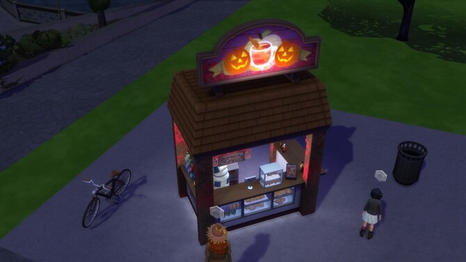 Sims 4 Halloween Stand by ArLi1211 at Mod The Sims