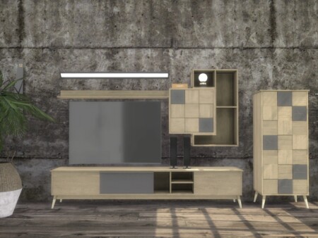 Turin Living Room TV Units by ArtVitalex at TSR