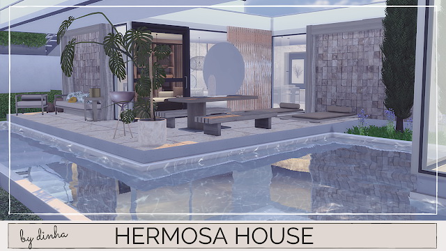Sims 4 HERMOSA HOUSE at Dinha Gamer