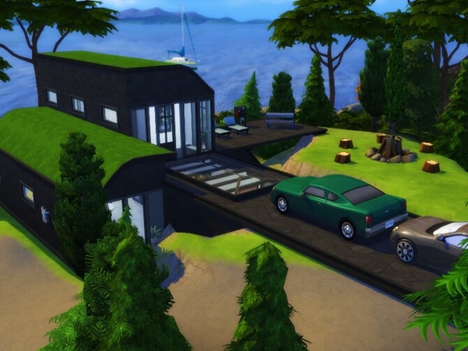 Sims 4 Black Future Home by GenkaiHaretsu at TSR