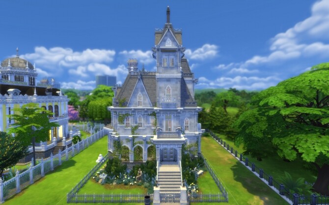 Sims 4 The Gothic Manor by alexiasi at Mod The Sims