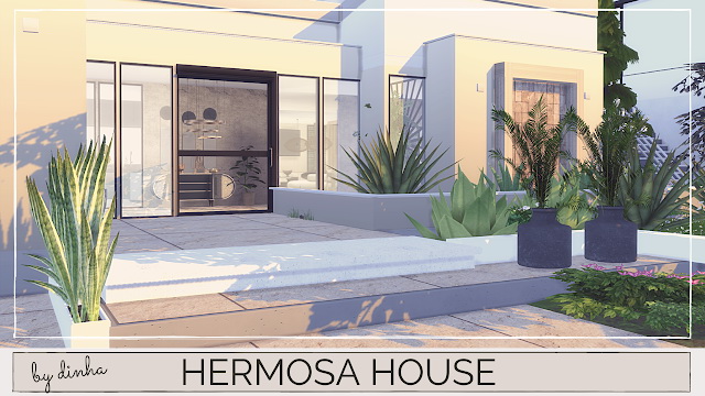 Sims 4 HERMOSA HOUSE at Dinha Gamer