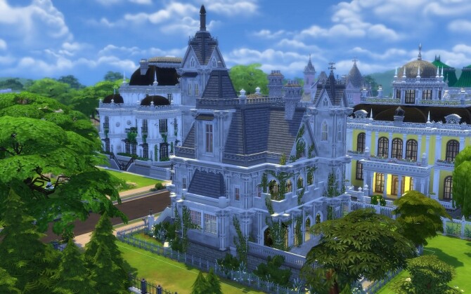 Sims 4 The Gothic Manor by alexiasi at Mod The Sims