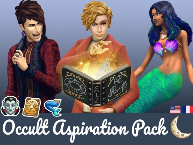 Sims 4 New Aspirations + Traits rewards for Occult Sims at Frenchie Sim
