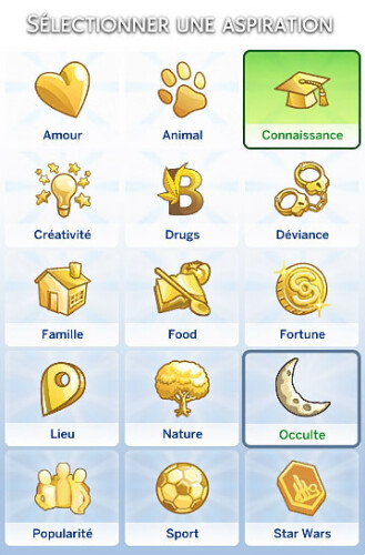 New Aspirations + Traits rewards for Occult Sims at Frenchie Sim » Sims ...