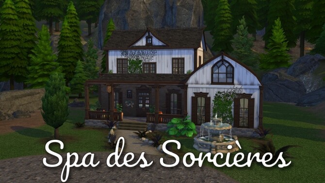 Sims 4 Witches Spa at Frenchie Sim