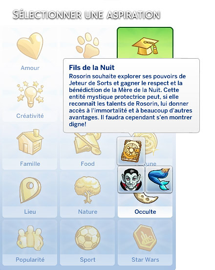 Sims 4 New Aspirations + Traits rewards for Occult Sims at Frenchie Sim