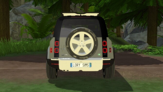 Sims 4 Land Rover Defender 110 at LorySims
