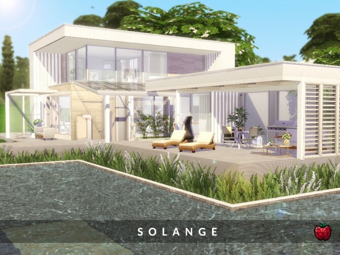 Sims 4 Solange home by melapples at TSR
