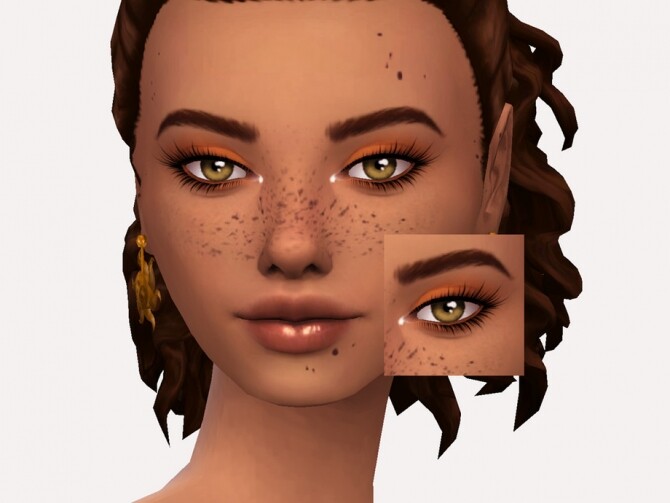 Sims 4 Chocolate Truffle Eyeshadow by Sagittariah at TSR