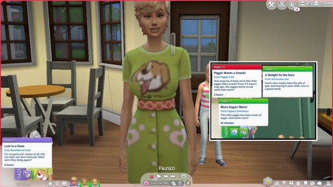 Sims 4 Articulate, Bewildered & Piggie Traits by jessienebulous at Mod The Sims