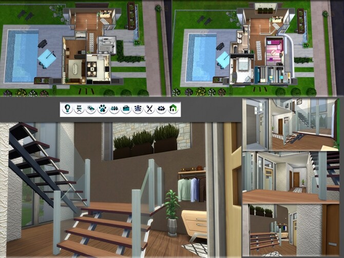 Sims 4 MB Rounded Corners Home by matomibotaki at TSR