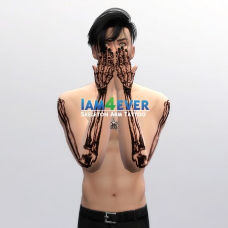 Skeleton Arm Tattoo Set by Iam4ever at Mod The Sims