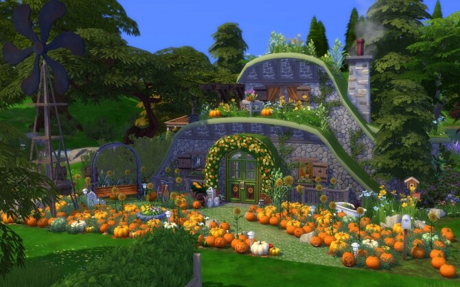 Sims 4 The Pumpkin Cottage by alexiasi at Mod The Sims