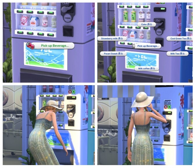 Sims 4 Japanese beverage vending machine by oni at Mod The Sims