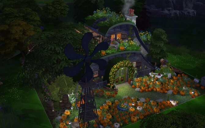 Sims 4 The Pumpkin Cottage by alexiasi at Mod The Sims
