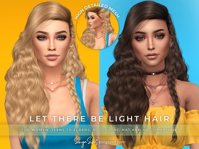 Sims 4 Let There be Light, Endor’s Witch & May Hairs at Sonya Sims