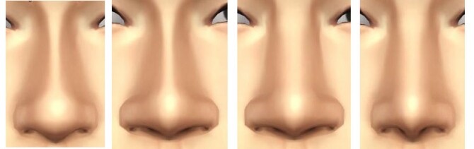 Sims 4 Brand New Nose slider by porkypine at Mod The Sims