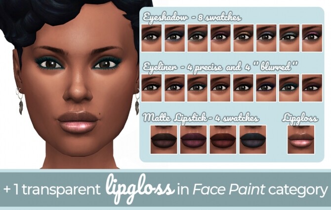 Sims 4 Fall Makeup Pack at Frenchie Sim