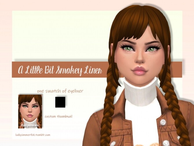 Sims 4 A Little Bit Smokey Liner by LadySimmer94 at TSR