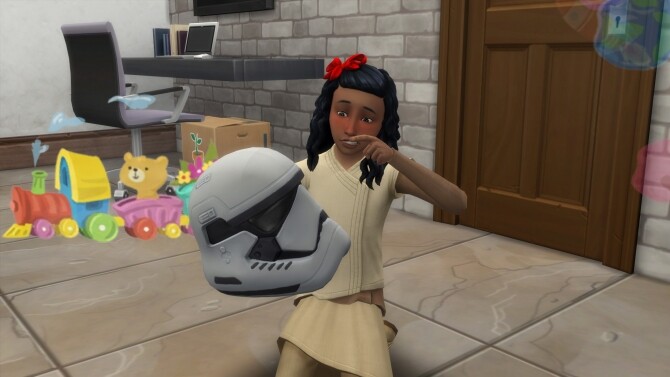 Sims 4 Functional Stormtrooper Helmet by ShuSanR at Mod The Sims
