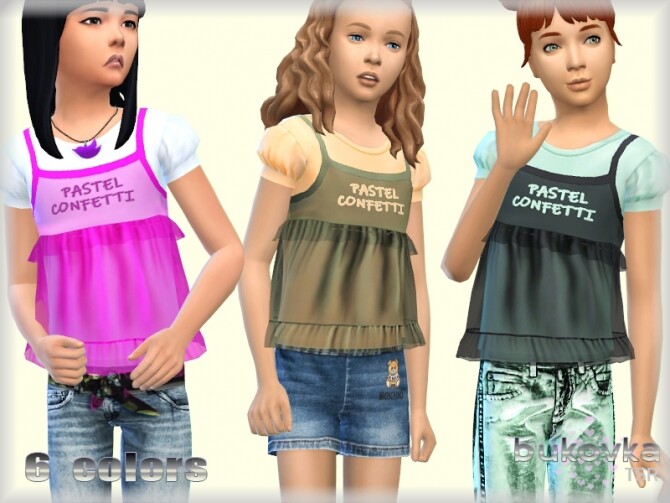Sims 4 Shirt Transparent by bukovka at TSR