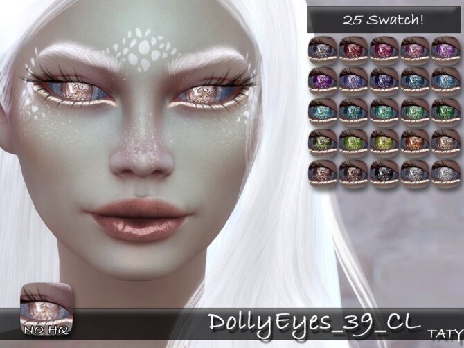 Sims 4 Dolly Eyes 39 CL by tatygagg at TSR