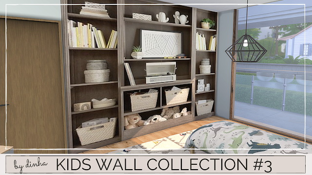 Sims 4 Kids Wall Collection: #1 #2 #3 at Dinha Gamer