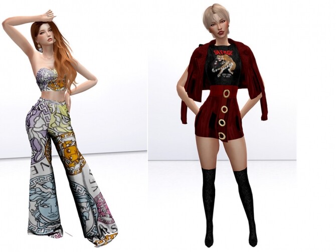 Sims 4 Models Women Pose Pack by Beto ae0 at TSR