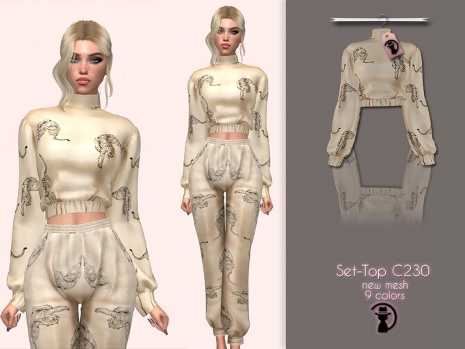 Sims 4 Set Top C230 by turksimmer at TSR