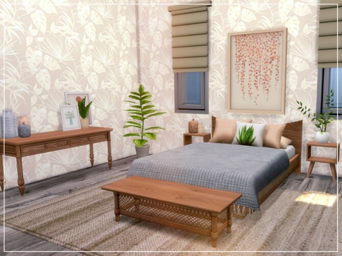 Sims 4 Calma bedroom by Summerr Plays at TSR