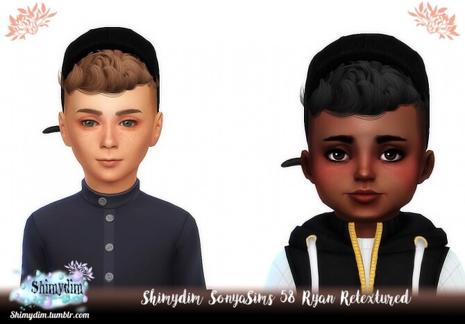 Sims 4 SonyaSims 58 Ryan Hair Retexture at Shimydim Sims