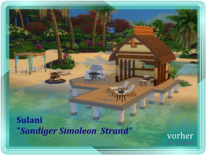 Cc Sims 4 Beach Background 0863
