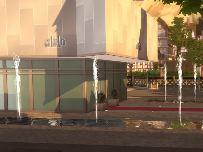 Sims 4 Restaurant Simemo at KyriaT’s Sims 4 World