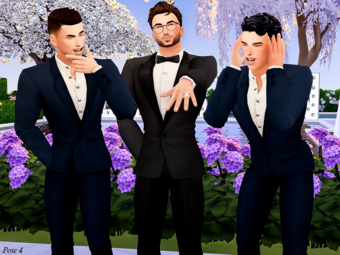 Sims 4 Groomsman Pose Pack by Beto ae0 at TSR