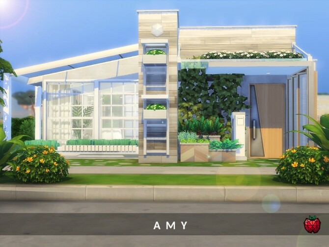Sims 4 Amy house by melapples at TSR