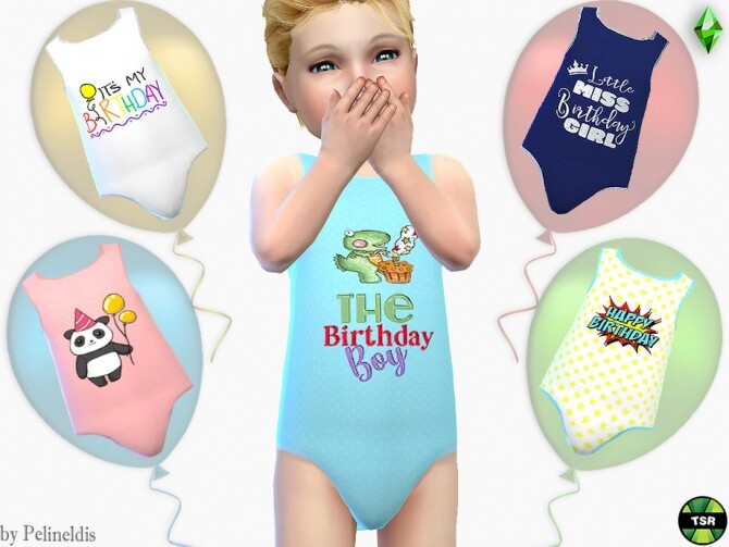 Sims 4 Toddler Birthday Bodyvest by Pelineldis at TSR