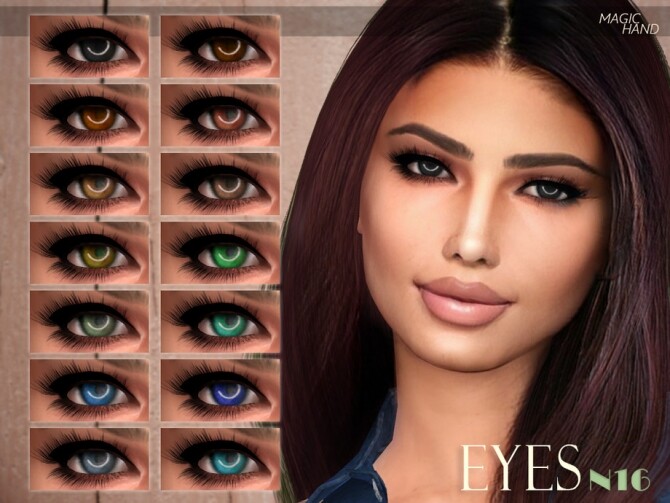 Sims 4 Eyes N16 by MagicHand at TSR