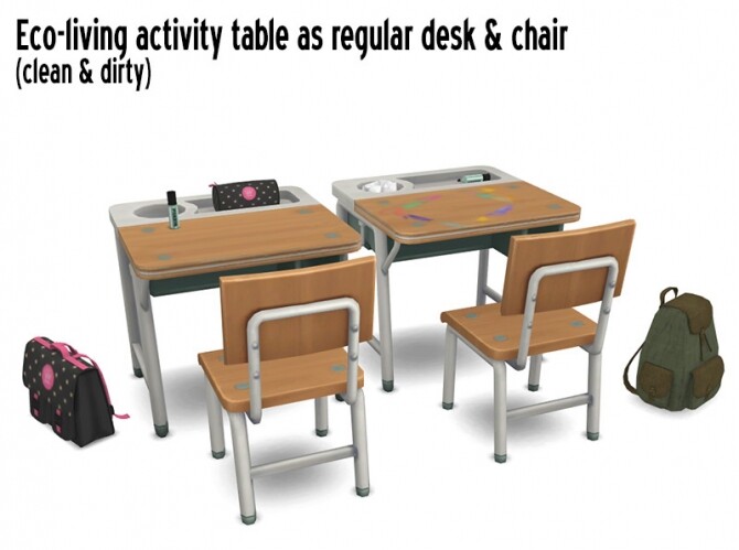 Sims 4 TV tray table, collective activity table & more at Around the Sims 4