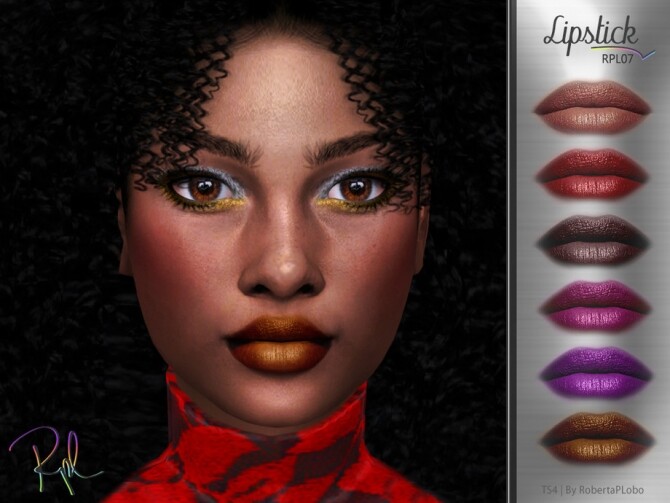 Sims 4 Lipstick RPL07 by RobertaPLobo at TSR