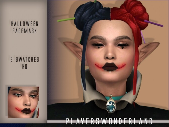 Sims 4 Halloween Mask CC Colaboration Part 3 by PlayersWonderland at TSR